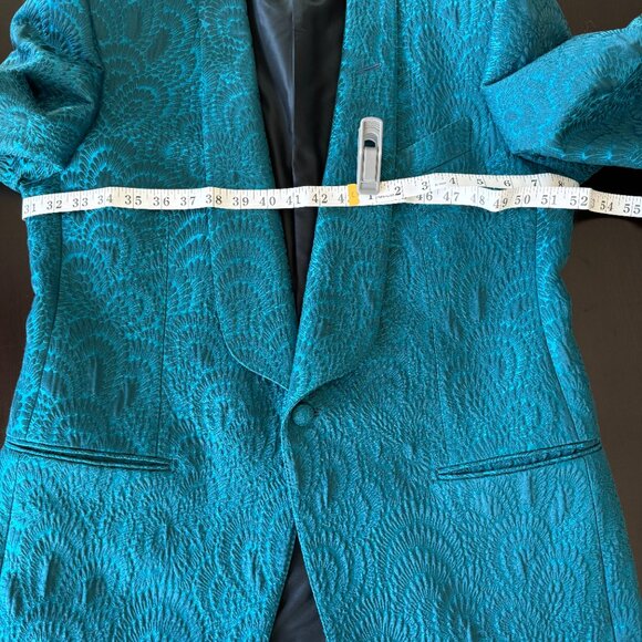 Tom Ford Blue Patterned Blazer - Picture 10 of 14